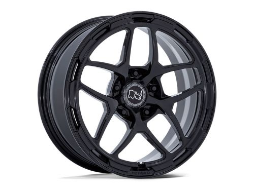 Stallberg - Gloss Black - 18"x8" W/ 5X130mm Bolt Pattern, 5.29" Backspacing, & 20mm Offset Wheel by Black Rhino