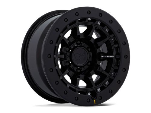 Tusk - Gloss Black - 17"x8.5" W/ 6X135mm Bolt Pattern, 4.75" Backspacing, & 0mm Offset Wheel by Black Rhino