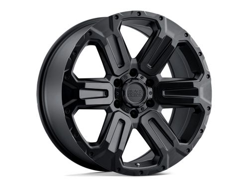 Wanaka - Matte Black - 17"x8.5" W/ 6X135mm Bolt Pattern, 5.22" Backspacing, & 12mm Offset Wheel by Black Rhino