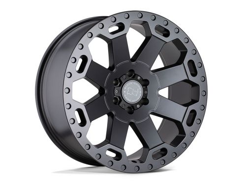 Warlord - Matte Gunmetal - 17"x9" W/ 6X120mm Bolt Pattern, 5.47" Backspacing, & 12mm Offset Wheel by Black Rhino