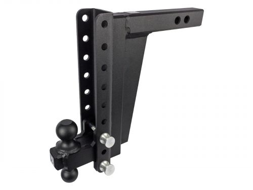 2" Extreme Duty Adjustable Ball Mount Hitch (12" Drop/Rise) by BulletProof