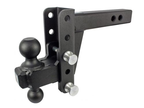 2" Extreme Duty Adjustable Ball Mount Hitch (4" Drop/Rise) by BulletProof