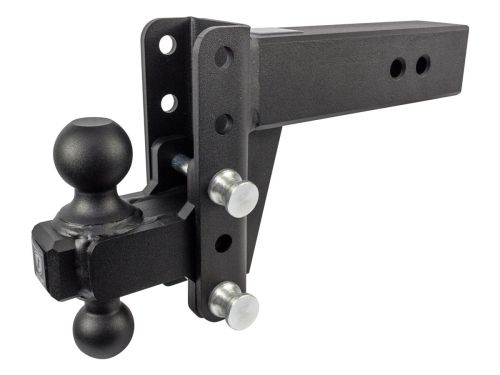 3" Extreme Duty Adjustable Ball Mount Hitch (4" Drop/Rise Hitch) by BulletProof
