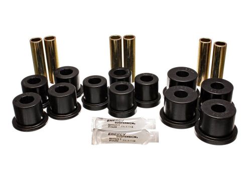 Pickup 3/4 & 1 ton 1981-1987 GMC 2WD Rear Spring and 1-3/8" OD / 1.75" Main Eye Shackle Bushing Kit by Energy Suspension