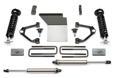 3" 2014-2018 GMC Sierra 1500 4WD (w/aluminum or stamped steel factory arms) Budget Lift Kit w/ DirtLogics by Fabtech