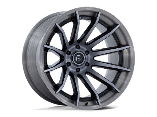 Burn Fc403 - Gloss Black Brushed Dark Tint - 20X9 Wheel (w/6X135mm Bolt Pattern, 5.04" Backspacing & 1mm Offset) by Fuel