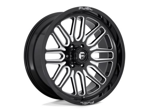 Ignite D662 - Gloss Black Milled - 20X10 Wheel (w/8X165.1mm Bolt Pattern, 4.79" Backspacing & -18mm Offset) by Fuel