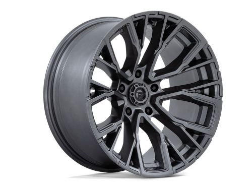 Rebar D848 - Matte Gunmetal - 20X10 Wheel (w/5X127mm Bolt Pattern, 4.79" Backspacing & -18mm Offset) by Fuel