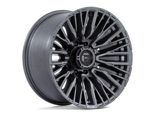 Rebar D848 - Matte Gunmetal - 20X10 Wheel (w/8X165.1mm Bolt Pattern, 4.79" Backspacing & -18mm Offset) by Fuel