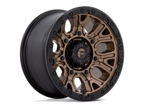 Traction D826 - Matte Bronze (w/Black Ring) - 20X10 Wheel (w/6X139.7mm Bolt Pattern, 4.79" Backspacing & -18mm Offset) by Fuel
