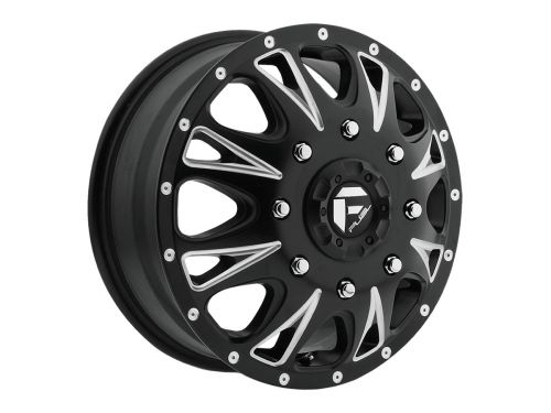 Throttle D513 - Matte Black Milled - 17X6.5 Wheel (w/8X165.1mm Bolt Pattern, 8.83" Backspacing & 129mm Offset) by Fuel