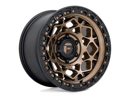 Unit D785 - Bronze (w/Matte Black Ring) - 17X9 Wheel (w/6X139.7mm Bolt Pattern, 5.04" Backspacing & 1mm Offset) by Fuel