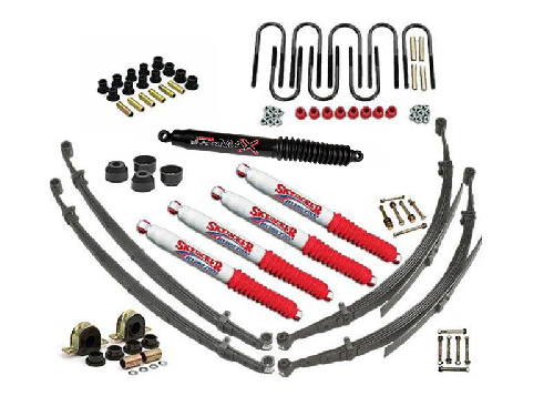2.5" 1988-1991 Chevy Suburban 1/2 ton 4WD Premium Lift Kit w/ 52" Rr Leaf Springs by Jack-It
