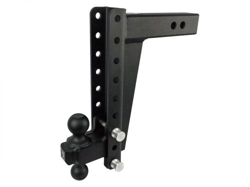 2.5" Heavy Duty Adjustable Ball Mount Hitch (12" Drop/Rise) by BulletProof