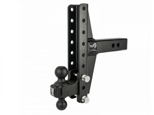 2.5" Heavy Duty Ball Mount Offset Hitch (6" Drop/4" Rise) by BulletProof
