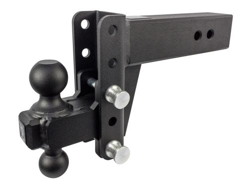 3" Heavy Duty Adjustable Ball Mount Hitch (4" Drop/Rise) by BulletProof
