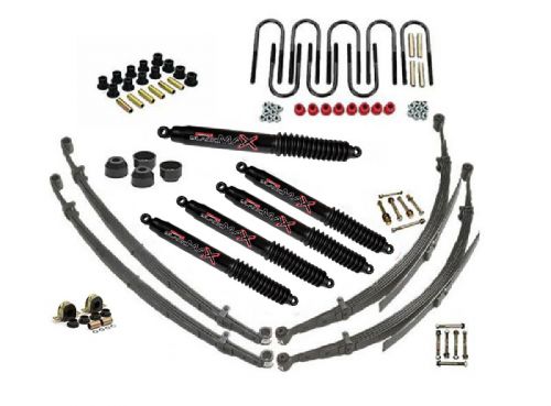 2.5" 1988-1991 GMC Suburban 1/2 ton 4WD Premium Lift Kit w/ 52" Rr Leaf Springs by Jack-It