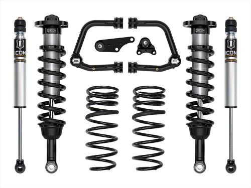 1.25-3" 2024-2026 Toyota Tacoma 4wd Coilover Lift Kit (w/Tubular Upper Control Arms & .5" Rear Coil Springs) by ICON Vehicle Dynamics - Stage 2