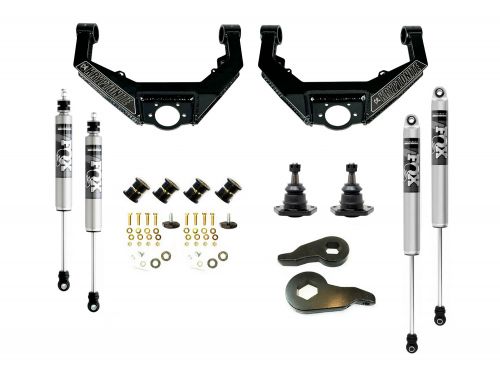 2" 2001-2010 GMC Sierra 2500HD / 3500 - Stage 3 Leveling Kit (with Fox 2.0 Shocks) by Kryptonite