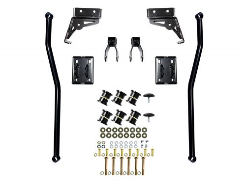 Silverado 2500HD / 3500 2001-2010 Chevy (Crew Cab / Short Bed) - Death Grip Full Floating Traction Bar Kit by Kryptonite