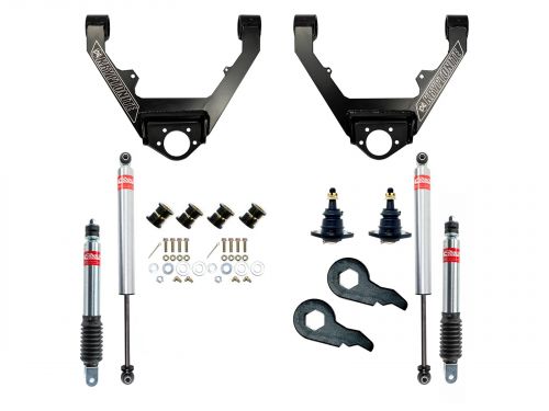 2" 1999-2006 Chevy Silverado 1500 4WD - Stage 3 Leveling Kit (with Eibach Shocks) by Kryptonite