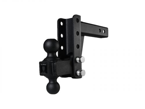 2" Medium Duty Ball Mount Hitch (4" Drop/Rise) by BulletProof