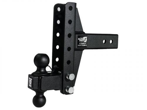2.5" Medium Duty Ball Mount Offset Hitch (6" Drop/4" Rise) by BulletProof