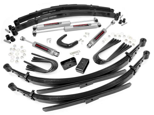 6" 1988-1991 Chevy Suburban 1/2 ton 4WD Lift Kit w/ 56" Rr Springs by Rough Country