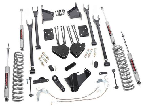 8" 2008-2010 Ford F250/F350 Diesel 4WD 4-Link Lift Kit by Rough Country