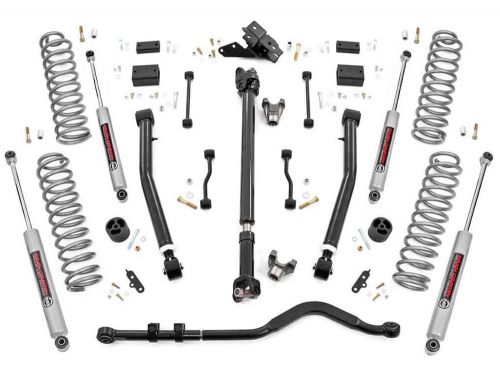 3.5" 2018-2023 Jeep Wrangler JL (4-door) 4wd Stage 2 Lift Kit (w/control arms) by Rough Country