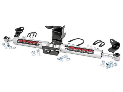 Gladiator 2020-2025 Jeep 4WD - Dual N3 Steering Stabilizer Kit by Rough Country