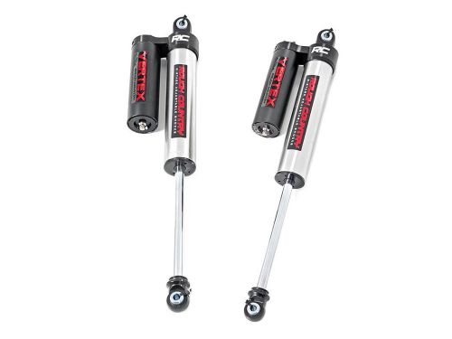 F150 2014-2025 Ford 2wd Rough Country Adjustable Vertex Series Rear Shocks (fits w/ 5-7.5" Rear Lift)