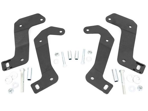 Jeep Wrangler JL Unlimited 2018-2025 4wd Control Arm Relocation Brackets (front) by Rough Country