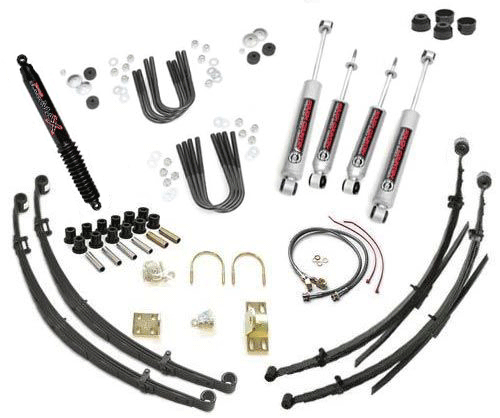 4" 1972-1982 International Scout II, Terra and Traveler 4WD Premium Lift Kit by Jack-It