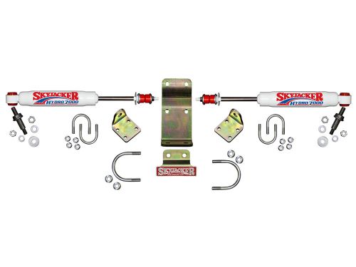 Wrangler JK 2007-2018 Jeep 7000 Series Dual Steering Stabilizer Kit by Skyjacker