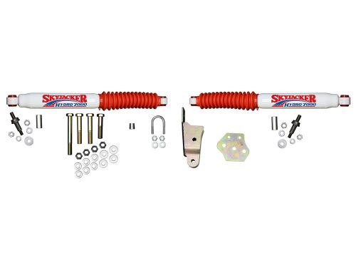 Ram 1500 1994-1997 Dodge 4WD 7000 Series Dual Steering Stabilizer Kit by Skyjacker