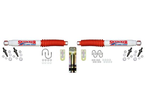 Pickup 1/2 ton 1960-1993 Dodge 4WD 7000 Series Dual Steering Stabilizer Kit by Skyjacker