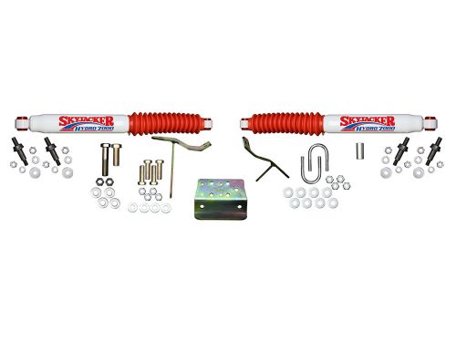 Ram 3500 2009-2012 Dodge 4WD 7000 Series Dual Steering Stabilizer Kit by Skyjacker