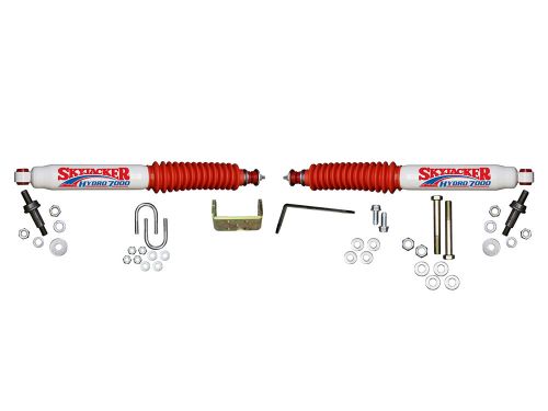Tahoe 1500 2000-2006 Chevy 4WD (w/Skyjacker 3" or 6" Lift) 7000 Series Dual Steering Stabilizer Kit by Skyjacker