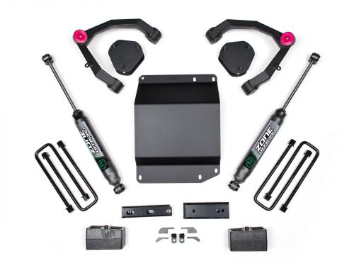 3.5" 2007-2013 Chevy Silverado 1500 4WD Lift Kit by Zone