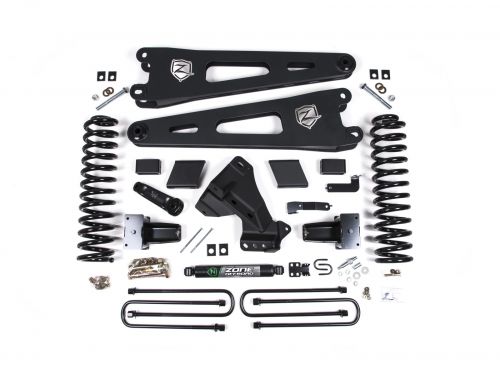 4" 2020-2021 Ford F350 Dually 4WD Radius Arm Lift Kit by Zone