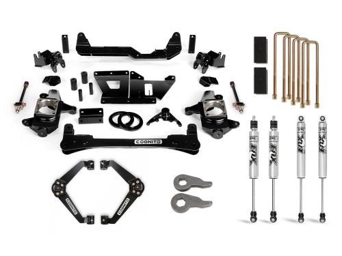 6" 2001-2010 Chevy Silverado 2500HD/3500 Standard Lift Kit (w/Fox 2.0 Shocks) by Cognito