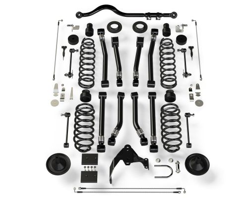4" 2007-2018 Jeep Wrangler JK 4WD (4 door) Lift Kit w/8 Alpine Short Control Arms by Teraflex