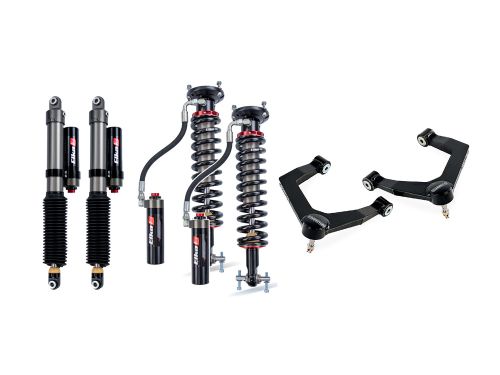 1" 2019-2026 Chevy Silverado 1500 Trail Boss 4WD Elite Leveling Kit (w/Elka 2.5 Coilovers & Shocks) by Cognito
