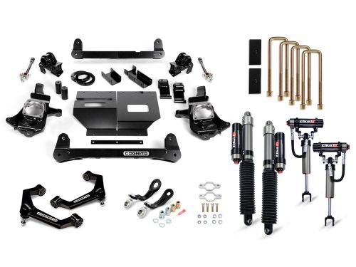 4" 2011-2019 GMC Sierra 2500HD/3500HD Elite Lift Kit (w/Elka 2.5 Resi Shocks) by Cognito