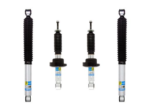 Titan XD 2016-2024 Nissan 4wd - Bilstein 5100 0–2" Adjustable Height Front Leveling Struts & 5100 Rear Shocks (Set of 4)