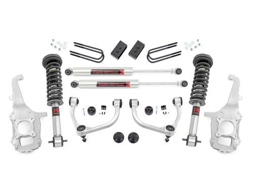 4" 2021-2026 Ford F150 4WD Lift Kit (w/M1 Coilovers & Shocks) by Rough Country