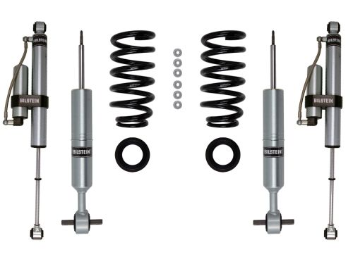 Silverado 1500 Trail Boss 2019-2026 Chevy 4WD - Bilstein 6112 0-1.2" Adjustable Height Front Leveling Coilovers & 5160 Rear Reservoir Shocks (Set of 4)
