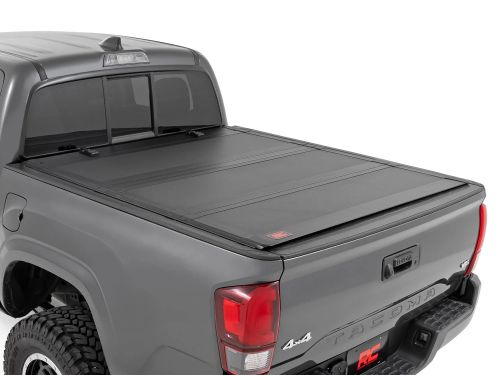 2005-2015 Toyota Tacoma Hard Tri-Fold Flip Up Tonneau Cover by Rough Country