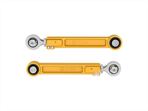 Land Cruiser 2024-2026 Toyota 4WD Billet Rear Upper Link Kit (w/Gold Anodizing) by ICON Vehicle Dynamics